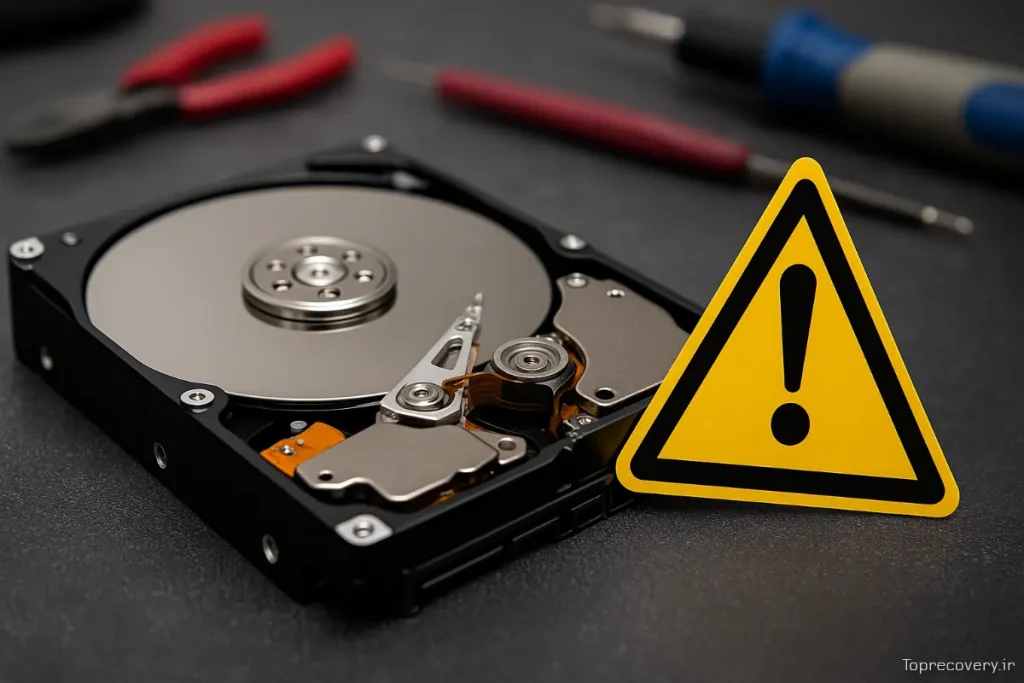 تعمیر و ریکاوری تق تق کردن هارد دیسک