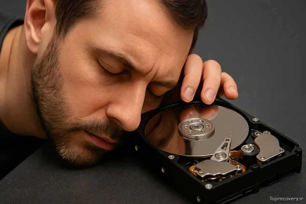 صدای تق تق هارد