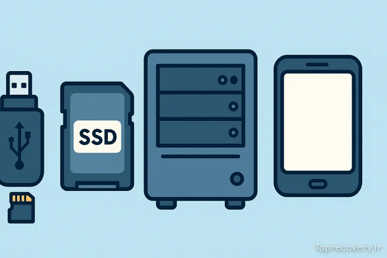 مراحل ریکاوری هارد