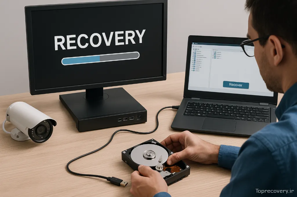 آموزش سریع بازیابی فیلم از DVR