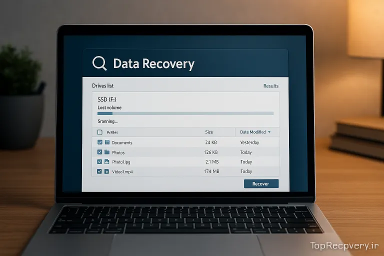 نرم‌افزارهای ریکاوری و تعمیر SSD