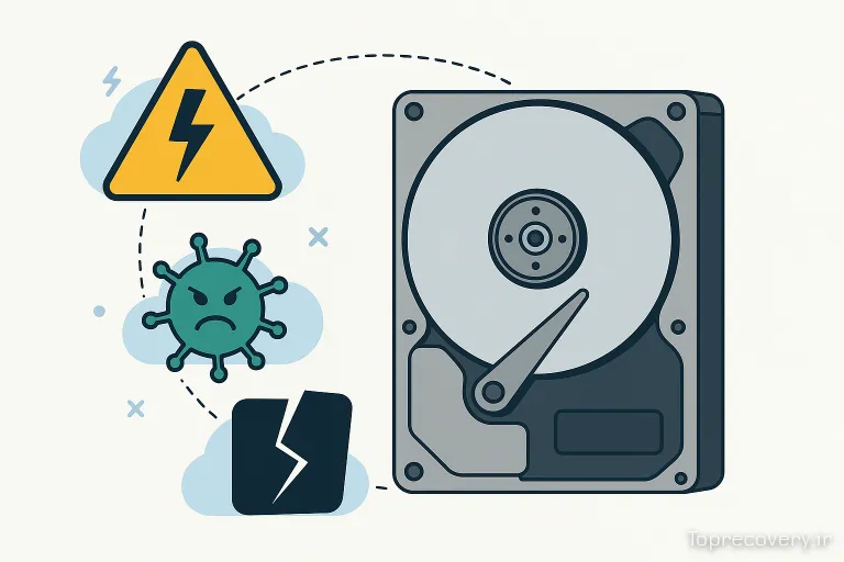رایج‌ترین دلایل از دست رفتن اطلاعات و راه‌های پیشگیری
