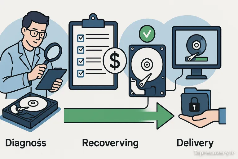 مراحل بازیابی اطلاعات