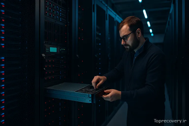 بازیابی اطلاعات ریکاوری سرور raid nas vmware